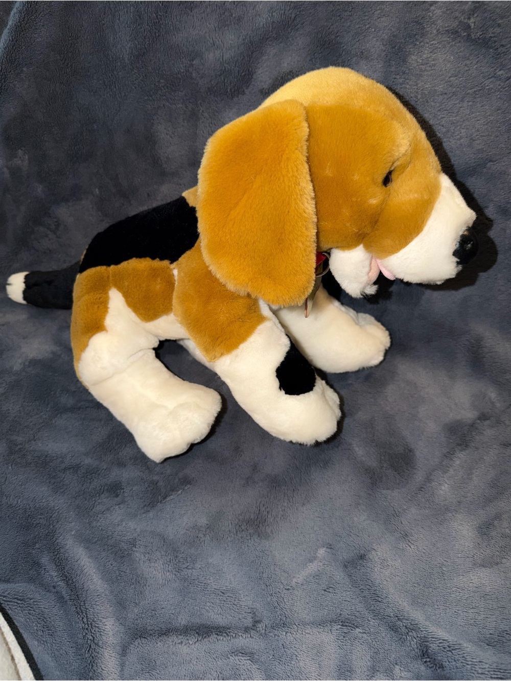 BAB Build a Bear Workshop Retired Kennel Pal Beagle Plush Dog Collar And Tag